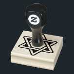 Carimbo da estrela de David Rubber<br><div class="desc">Estrela Moderna do selo de borracha de David</div>