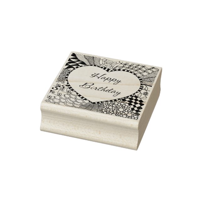 Carimbo de Aniversário Feliz (Carimbo)