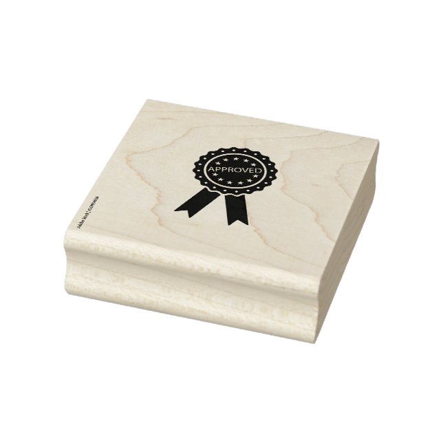 Carimbo de aprovação. (Carimbo)