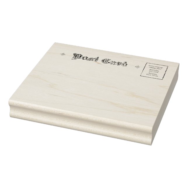 Carimbo de Arte da Borracha da Placa de Posto Vint (Carimbo)