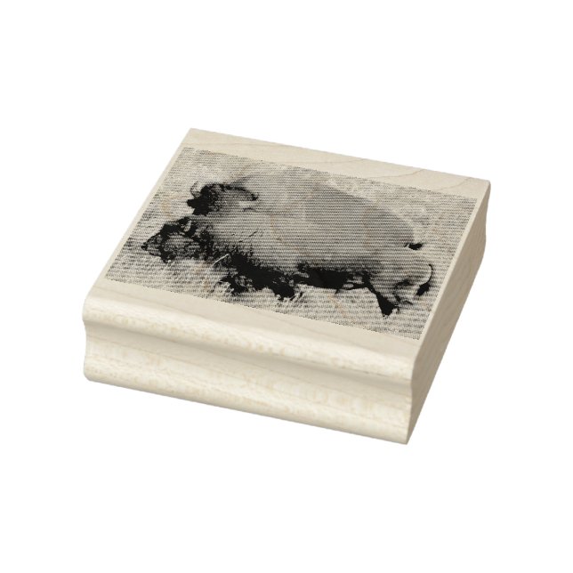 Carimbo de Arte da Madeira de búfalo (Carimbo)