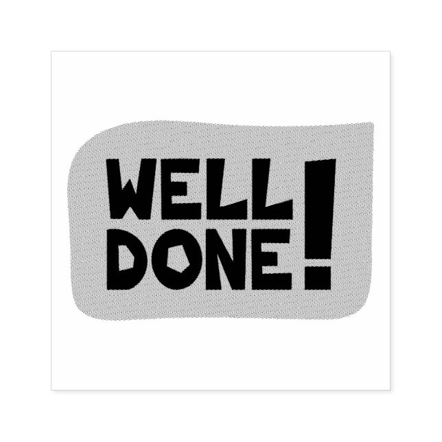 Carimbo De Arte Da Madeira De Script Simples Bem F (Impressão)