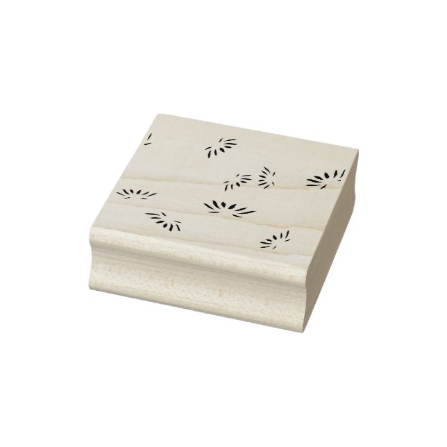 Carimbo De Arte De Madeira De Pêssego Decorativo (Carimbo)