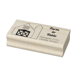 Carimbo de Arte fazenda e Silo