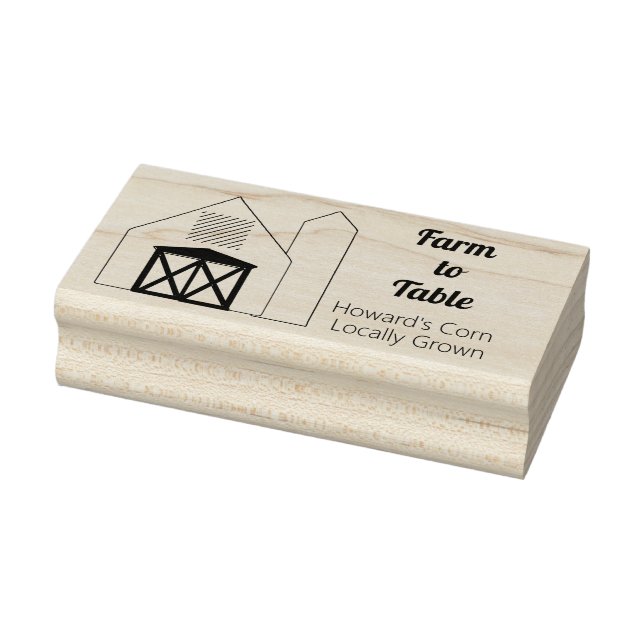 Carimbo de Arte fazenda e Silo (Carimbo)