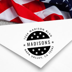 Carimbo de Autocolagem do Endereço de Retorno de S