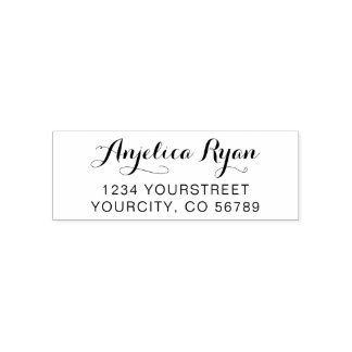 Carimbo de Autocolagem do Endereço de Retorno de S