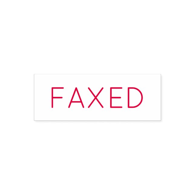 Carimbo de autocolante FAX (Design)