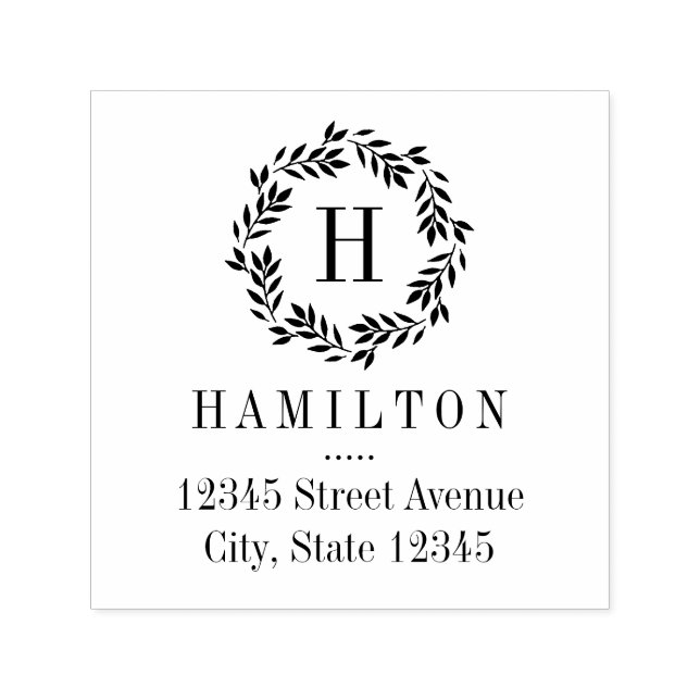 Carimbo de Autodigitação do Endereço de Retorno da (Design)