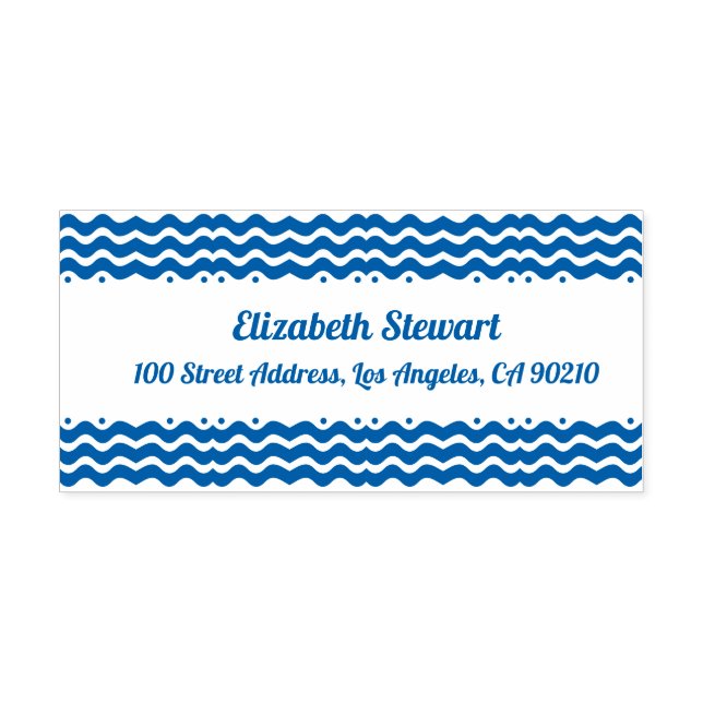 Carimbo de Autodigitação do Endereço de Retorno de (Design)