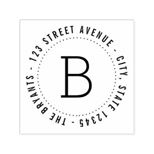 Carimbo de Autodigitação do Endereço de Retorno do