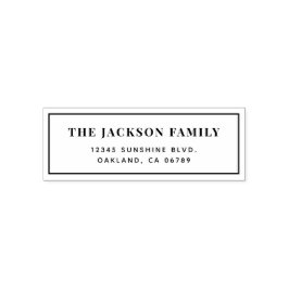 Carimbo de Autoimpressão do Endereço de Devolução