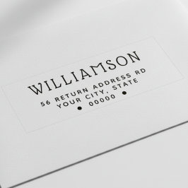 Carimbo de autoimpressão do endereço de retorno mo