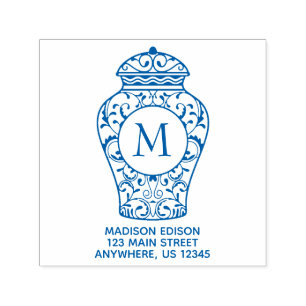 Carimbo de Autoimpressão do Endereço Ginger Ginger