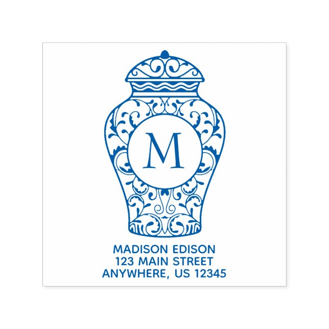 Carimbo de Autoimpressão do Endereço Ginger Ginger (Design)