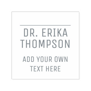 carimbo de autoimpressão profissional (dr) para ad