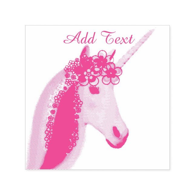 Carimbo de Autoimpressão Unicorn (Design)