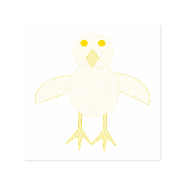Carimbo de autopósito do Pintinho de Páscoa (Design)