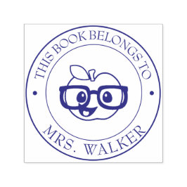 Carimbo de Biblioteca Personalizado - Ex Libris -