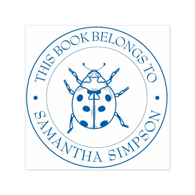 Carimbo de Biblioteca Personalizado - Ex Libris -  (Design)