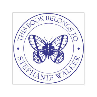 Carimbo de Biblioteca Personalizado - Ex Libris -