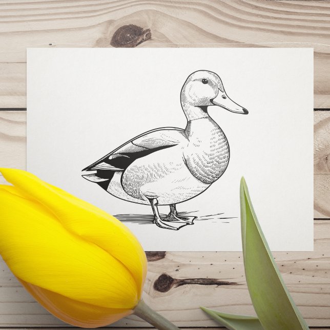 Carimbo de borracha (Duck Rubber Stamp)