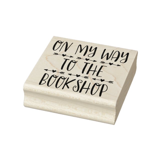 Carimbo De Borracha A Caminho Da Livraria (Carimbo)