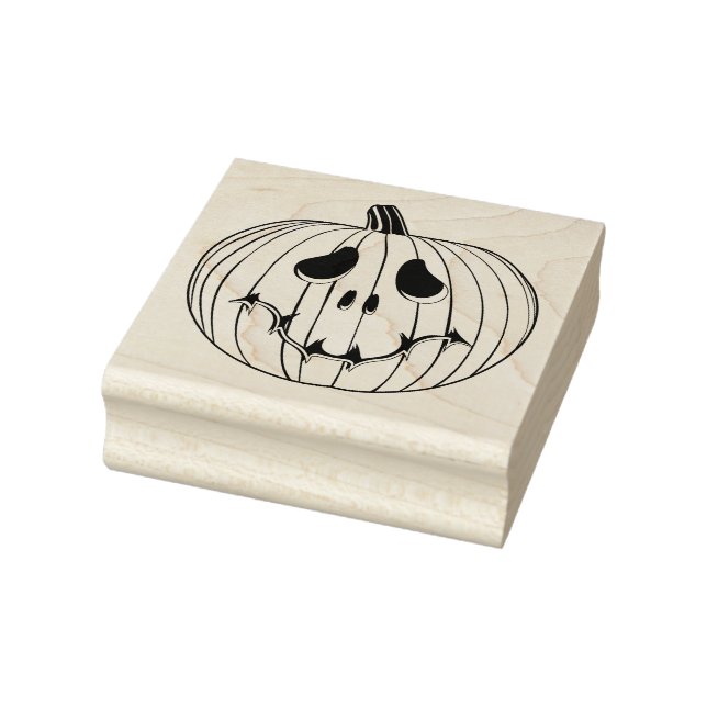 Carimbo De Borracha Abóbora de Halloween (Carimbo)