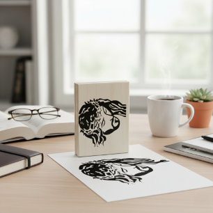 Carimbo De Borracha Abraço Sagrado - Coroa de Jesus de Tornos Arte da 