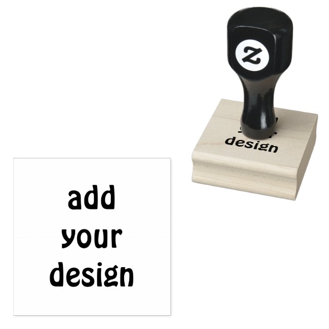Carimbo De Borracha adicionar seu design (Carimbado)