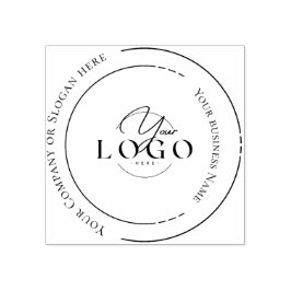 Carimbo De Borracha Adicione o NOME DA EMPRESA DO ENDEREÇO DE LOGOTIPO