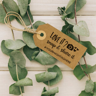 Carimbo De Borracha Adorei Que Ele Compartilhe Sua Hashtag