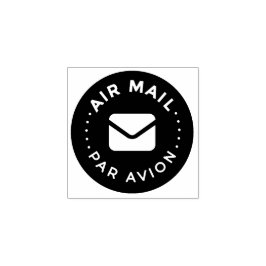 Carimbo De Borracha AIR MAIL PAR AVION エアメールスタンプ 手紙 便箋 mail letter ラバー