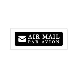 Carimbo De Borracha AIR MAIL PAR AVION 手紙 エアメールスタンプ mail letter ラバースタン