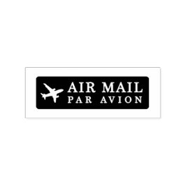 Carimbo De Borracha AIR MAIL PAR AVION 飛行機 エアメールスタンプ airplane ラバースタンプ