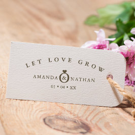 Carimbo De Borracha Aliança de Noivado Minimalista Coração Nomes e Dat