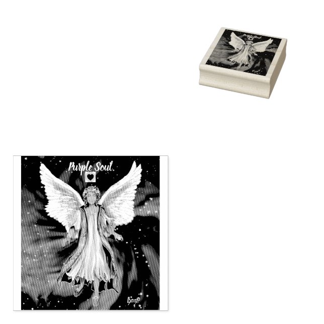 Carimbo De Borracha Alma Roxa (Carimbado)