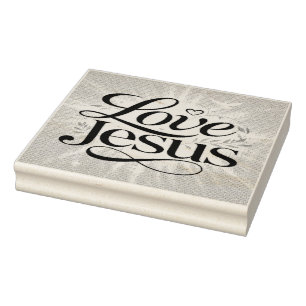 Carimbo De Borracha Ame Jesus