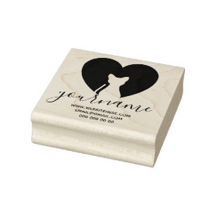 Carimbo De Borracha Amor de gato