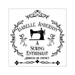 Carimbo De Borracha Amor Sewing Vintage