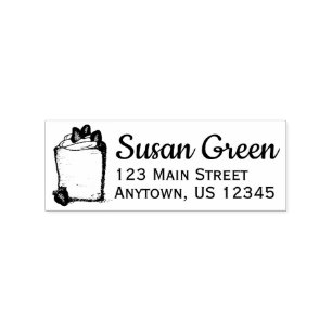 Carimbo De Borracha Angel Angelfood Comida Cake Slice Strawberry Desse