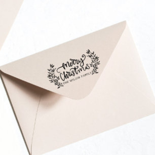 Carimbo De Borracha Apelido de Natal Calliografia Nome da Família Folh