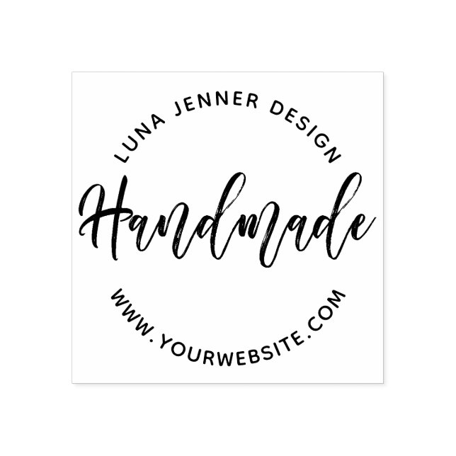 Carimbo De Borracha Arranque manual do pincel encantador (Impressão)