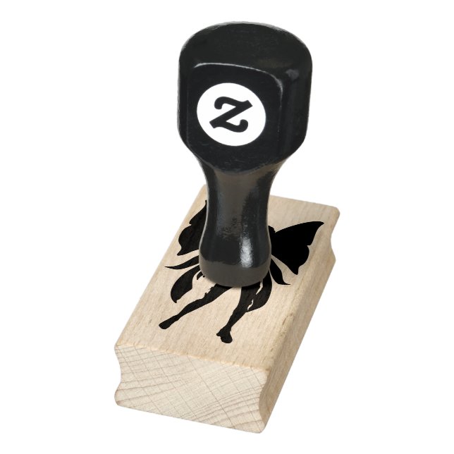 Carimbo De Borracha Arte de fantasia de menina fada (Carimbo)