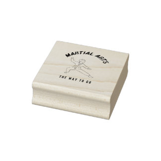 Carimbo De Borracha Artes marciais o caminho a seguir