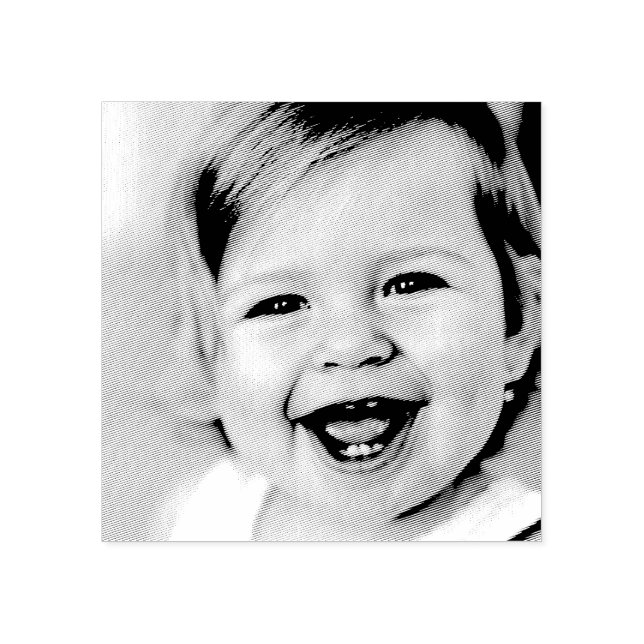 Carimbo De Borracha Artesanato de Fotografia do Rosto Retrato (Impressão)