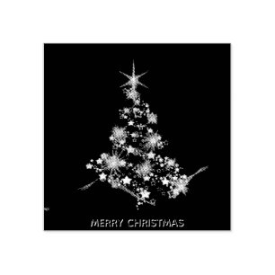 Carimbo De Borracha Árvore do Pinho de Natal