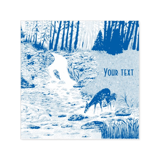 Carimbo de Borracha Autocolante Doe Fawn (Design)