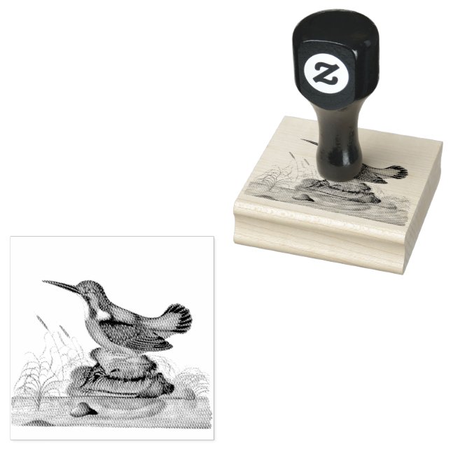 Carimbo De Borracha Aves de Kingfisher Scrapbooking (Carimbado)