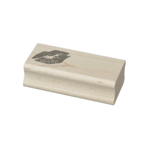 Carimbo De Borracha Avon Beauty Lips Label